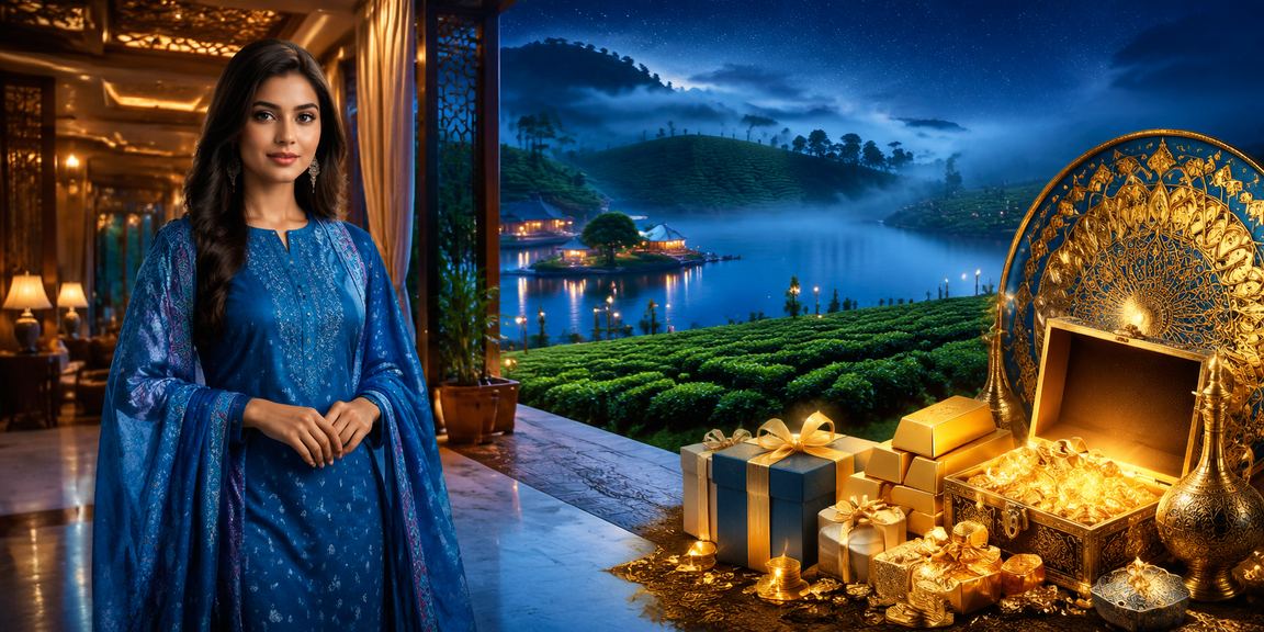 কুমিল্লায় সালোয়ার কামিজ পরিহিতা ব্যবহারকারীর লটারি গেম অভিজ্ঞতা