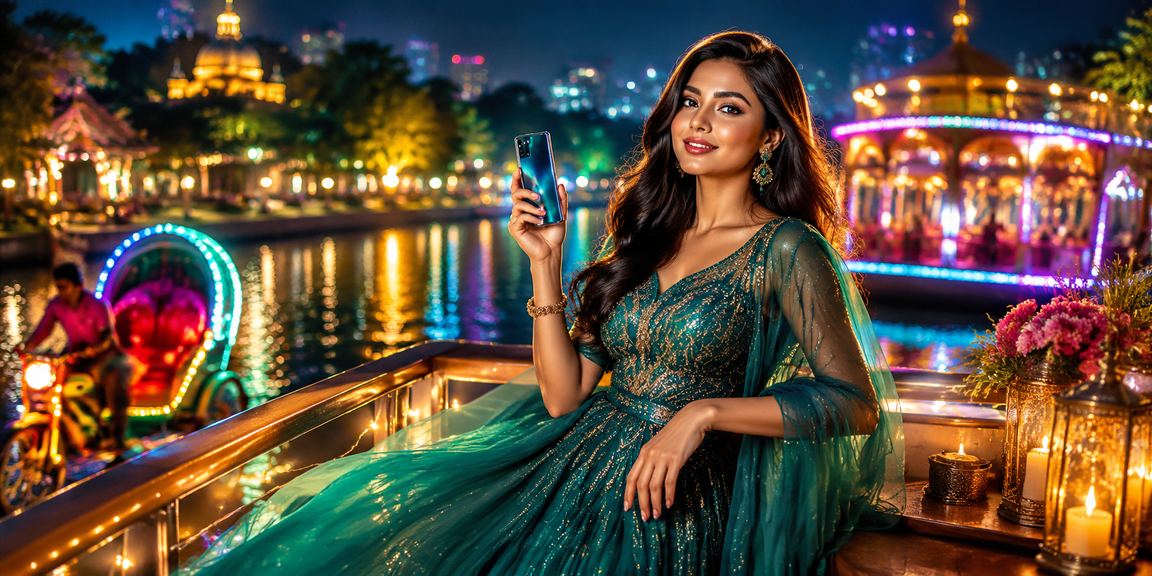 ঢাকার রিকশার পটভূমিতে লটারি গেম খেলছেন ব্যবহারকারী